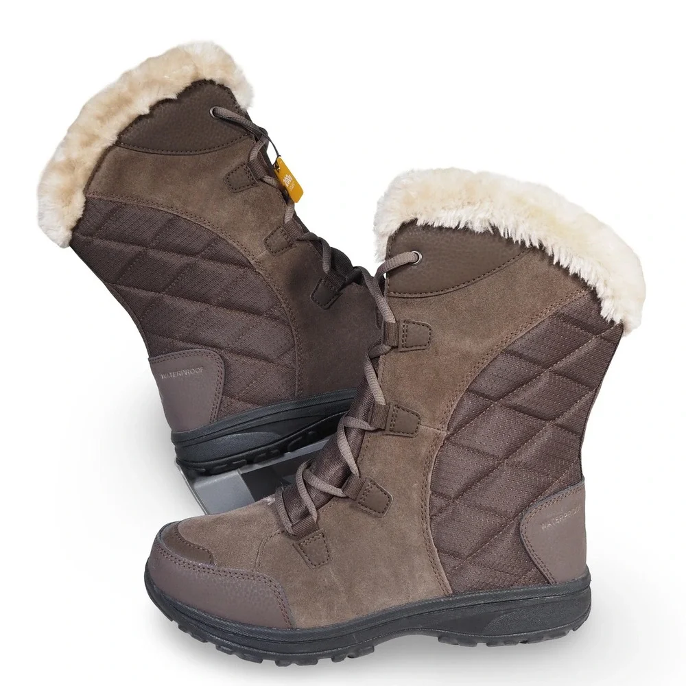 Columbia Women's 9‎ Ice Maiden II Waterproof Winter Boots Dark Brown 1554171231